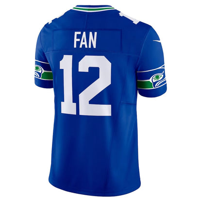 S.Seahawks #12S Fan Royal Vapor F.U.S.E. Limited Stitched American Football Jerseys