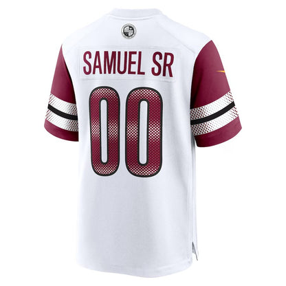 W.Commanders #00 Deebo Samuel Sr White Game Stitched American Football Jerseys
