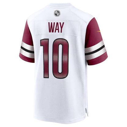W.Commanders #10 Tress Way White Game Stitched American Football Jerseys
