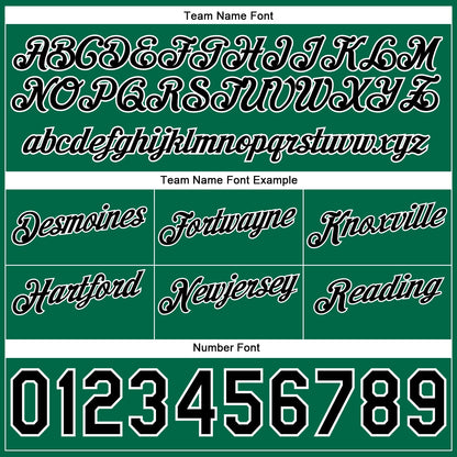 Custom Gray Black-Kelly Green Authentic Throwback Split Fashion Basketball Shorts