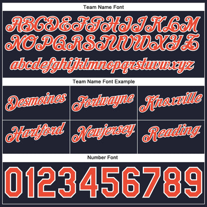 Custom Gray Orange-Navy Authentic Throwback Split Fashion Basketball Shorts