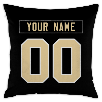Custom Football New Orleans Saints Decorative Throw Pillow Cover 18" x 18"- Print Personalized Style Customizable Design Team Any Name & Number