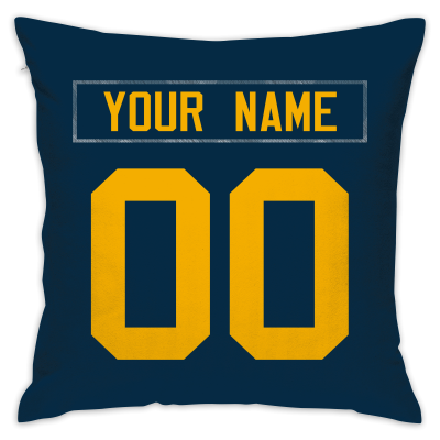 Custom Football Green Bay Packers Decorative Throw Pillow Cover 18" x 18"- Print Personalized Style Customizable Design Team Any Name & Number