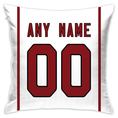 Custom Football Arizona Cardinals Decorative Throw Pillow 18" x 18"- Print Personalized Style Customizable Design Team Any Name & Number
