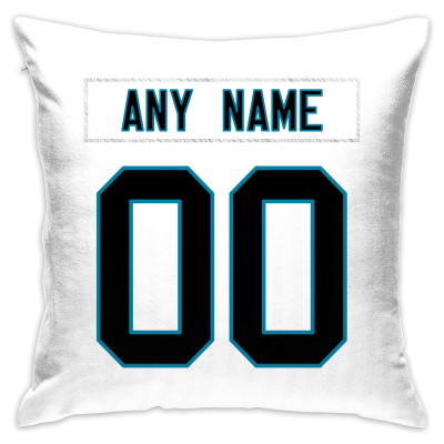 Custom Football Carolina Panthers Decorative Throw Pillow 18 x 18 Print Personalized Style Customizable Design Team Any Name & Number