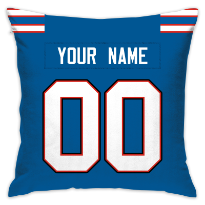 Custom Football Buffalo Bills Decorative Pillowcase 18" x 18"- Print Personalized Style Customizable Design Team Any Name & Number