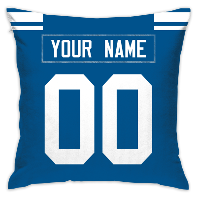 Custom Football New York Giants Decorative Throw Pillow Cover 18" x 18"- Print Personalized Style Customizable Design Team Any Name & Number