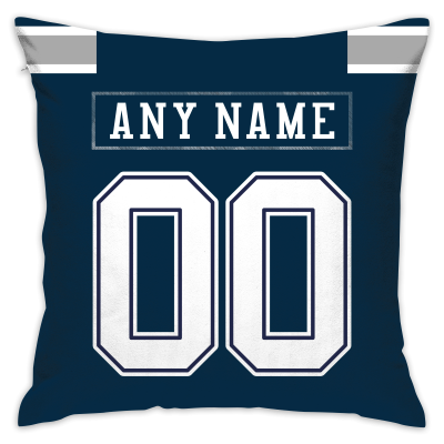 Custom Football Dallas Cowboys Decorative Throw Pillow Cover 18" x 18"- Print Personalized Style Customizable Design Team Any Name & Number