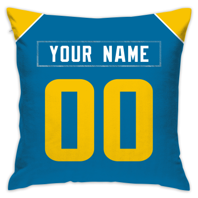 Custom Football Los Angeles Rams Decorative Throw Pillow Cover 18" x 18"- Print Personalized Style Customizable Design Team Any Name & Number