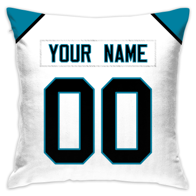 Custom Football Carolina Panthers Decorative Throw Pillow 18 x 18 Print Personalized Style Customizable Design Team Any Name & Number