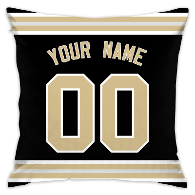 Custom Football New Orleans Saints Decorative Throw Pillow Cover 18" x 18"- Print Personalized Style Customizable Design Team Any Name & Number