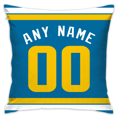 Custom Football Los Angeles Rams Decorative Throw Pillow Cover 18" x 18"- Print Personalized Style Customizable Design Team Any Name & Number
