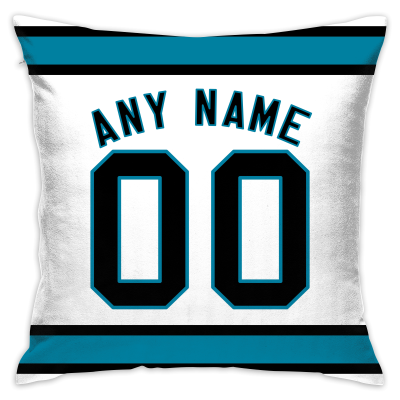 Custom Football Carolina Panthers Decorative Throw Pillow 18 x 18 Print Personalized Style Customizable Design Team Any Name & Number