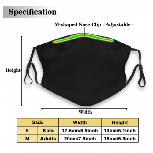 Print Dust Masks Fashion Football Personalized Oakland Raiders Face Mask With PM 2.5 Filter