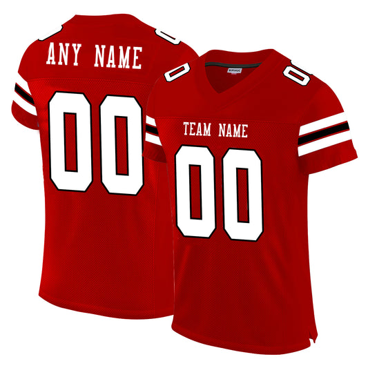 Custom Football Jersey San Francisco 49ers Design Red Stitched Name And Number Size S to 6XL Christmas Birthday Gift