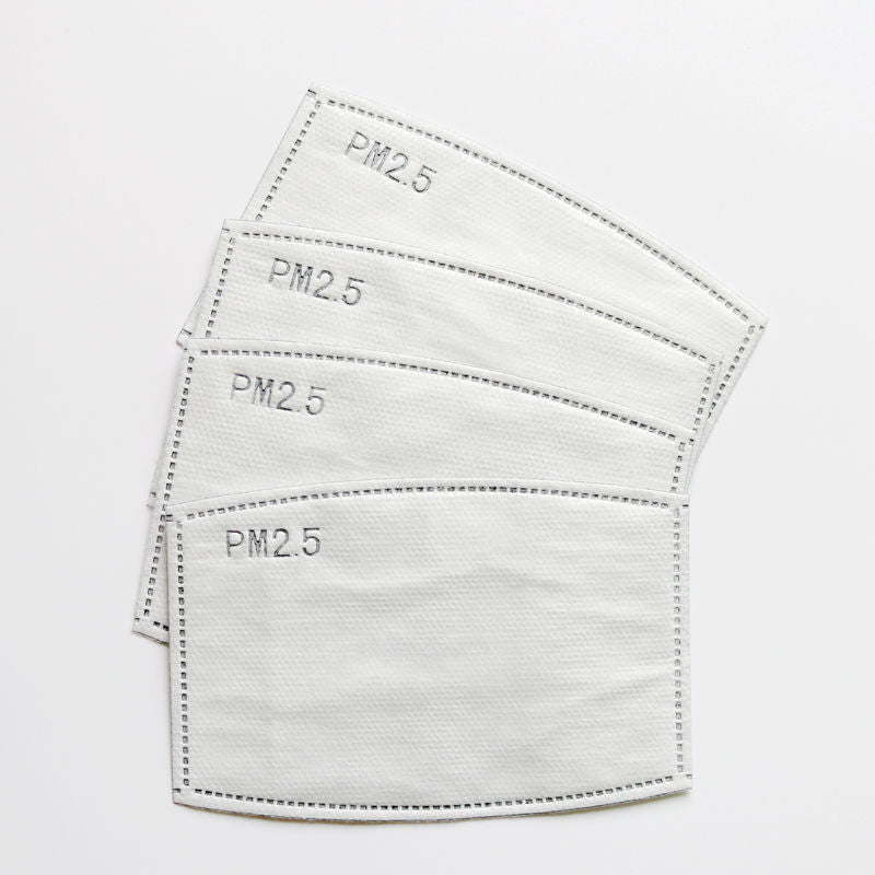 Adult PM2.5 Activated Carbon Filter 5 Layers Replaceable Anti Haze Filter Paper