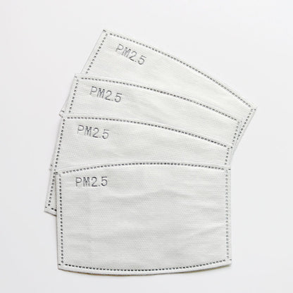 Adult PM2.5 Activated Carbon Filter 5 Layers Replaceable Anti Haze Filter Paper