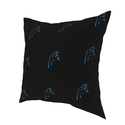 Custom Decorative Football Pillow Case Carolina Panthers Pillowcase Personalized Throw Pillow Covers