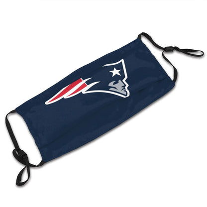 Print Football Personalized New England Patriots Adult Dust Mask With Filters