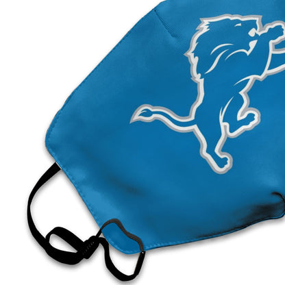 Print Football Personalized Detroit Lions Dust Mask Blue