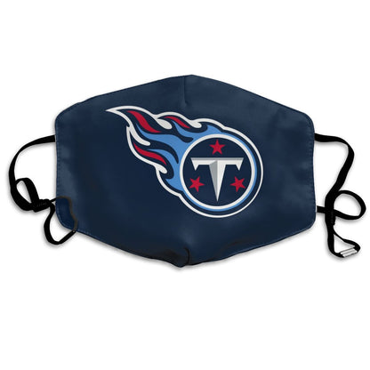 Print Football Personalized Tennessee Titans Dust Mask Navy