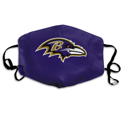 Print Football Personalized Baltimore Ravens Dust Mask Purple