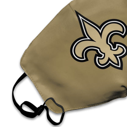 Print Football Personalized New Orleans Saints Dust Mask Gold