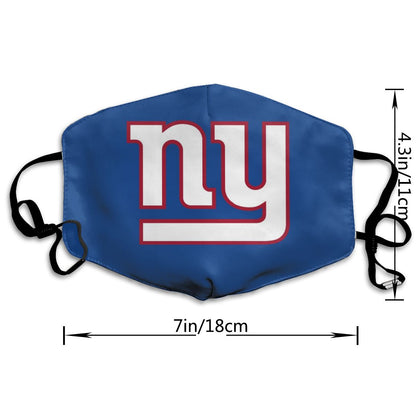 Print Football Personalized New York Giants Dust Mask Blue