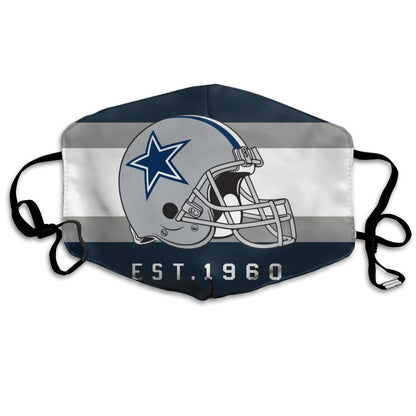 Print Football Personalized Dallas Cowboys Dust Masks