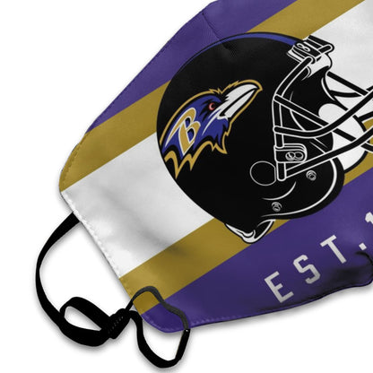 Print Football Personalized Baltimore Ravens Dust Mask
