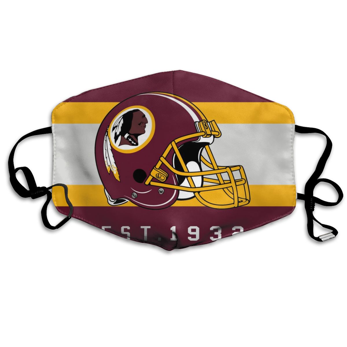 Print Football Personalized PWashington Redskins Dust Mask