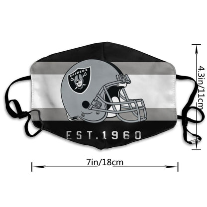 Print Football Personalized Oakland Raiders Dust Mask