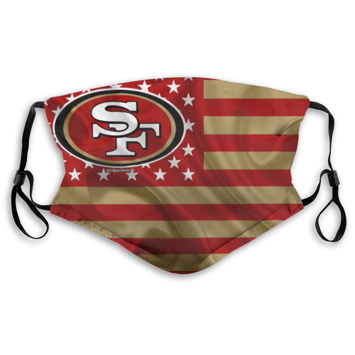 Print Football Personalized San Francisco 49ers Dust Masks Kids Mask
