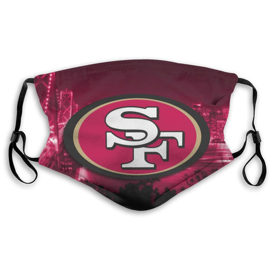 Print Personalized Football Design San Francisco 49ers Dust Mask With Filter