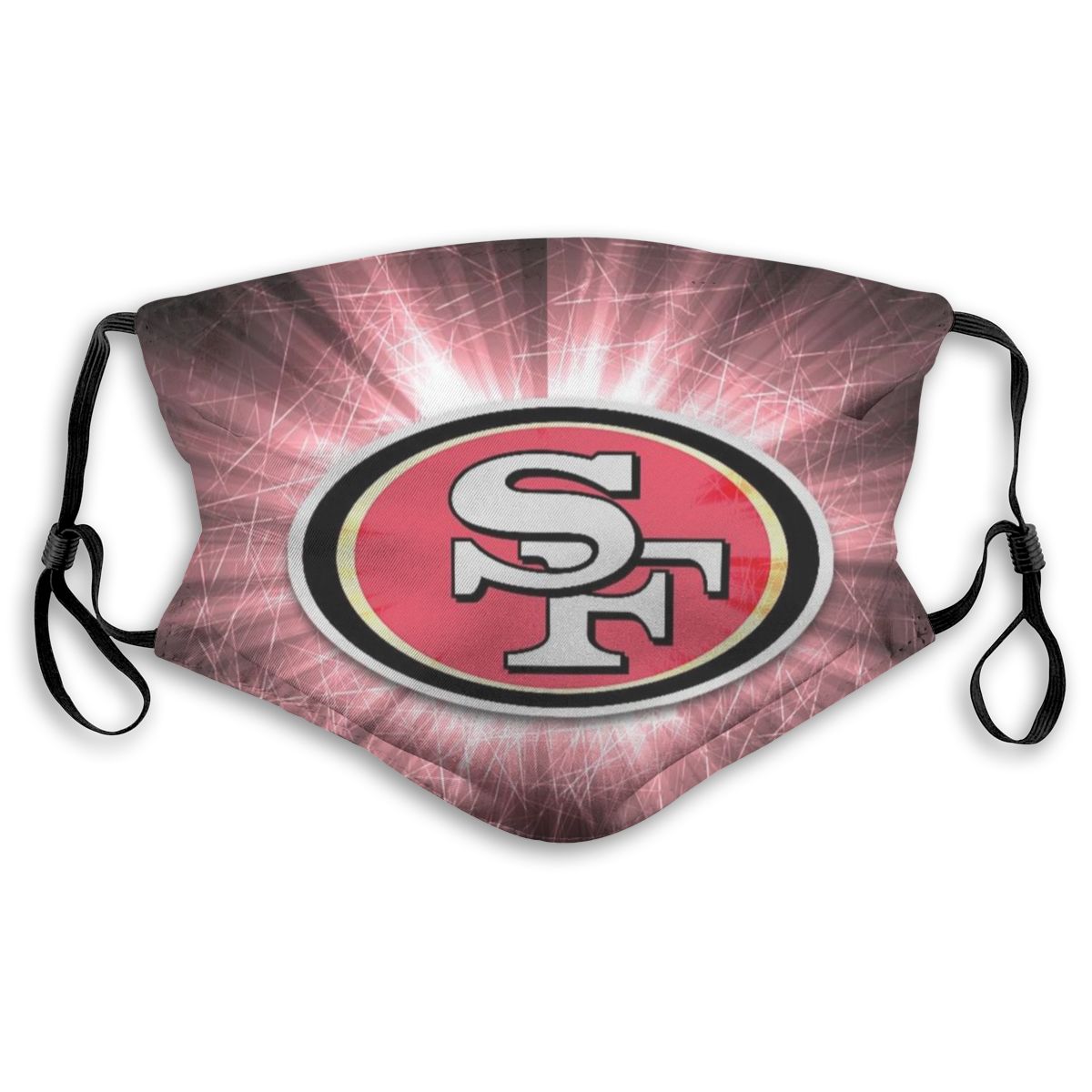Print Design Football Personalized San Francisco 49ers Dust Mask With PM 2.5 Filter