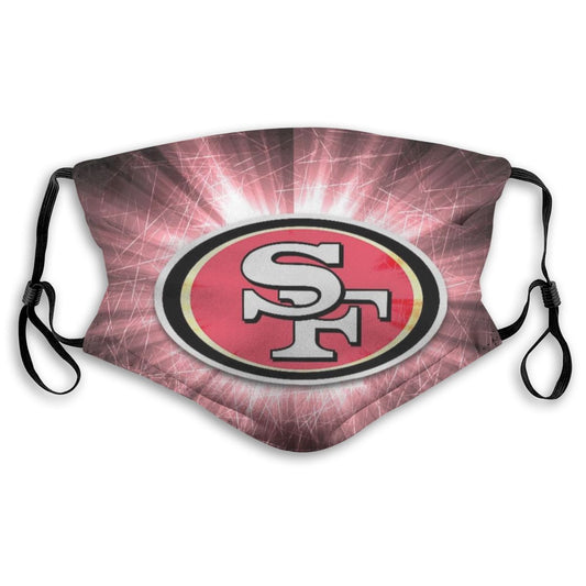Print Design Football Personalized San Francisco 49ers Dust Mask With PM 2.5 Filter