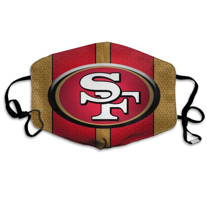 Print Football Personalized San Francisco 49ers Dust Masks Adult kids Mask