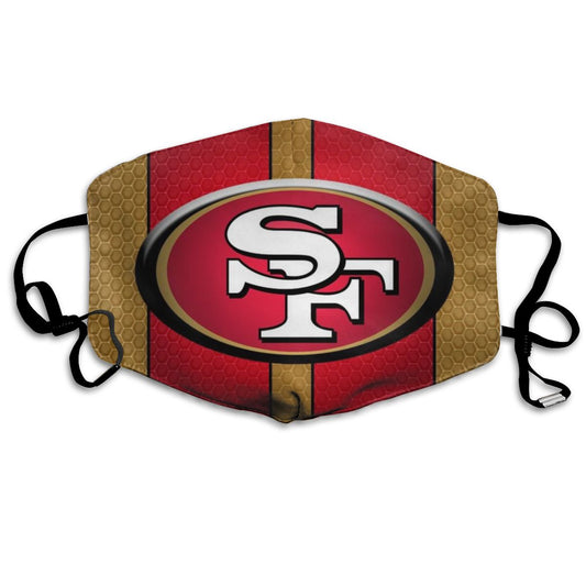 Print Football Personalized San Francisco 49ers Dust Masks Adult kids Mask