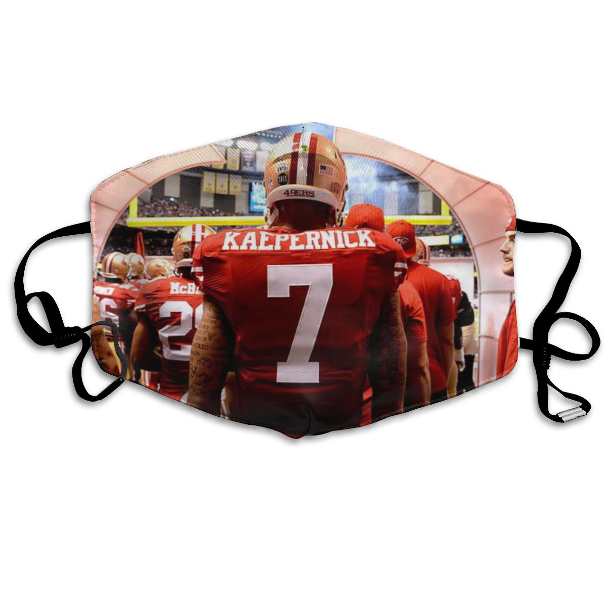 Print Football Personalized #7 Colin Kaepernick Mask San Francisco 49ers Dust Masks