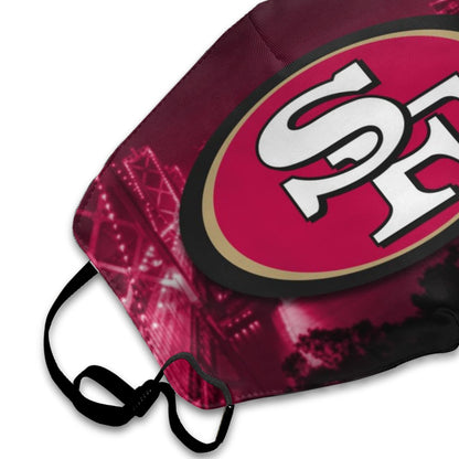 Print Football Personalized Dust Masks San Francisco 49ers Mask Fashion Logo