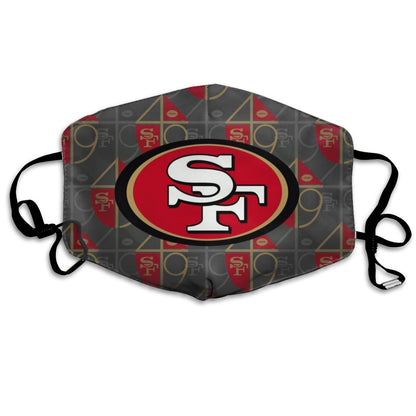 Print Football Personalized Dust Masks Design San Francisco 49ers Mask