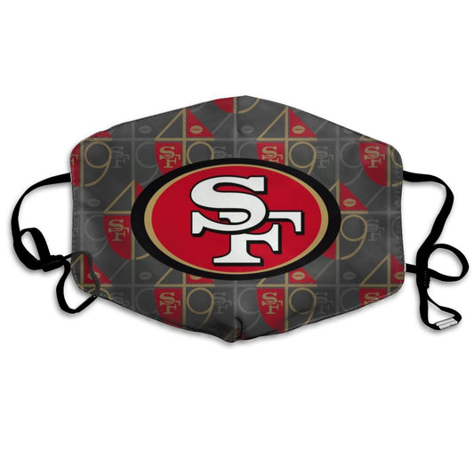 Print Football Personalized Dust Masks Design San Francisco 49ers Mask