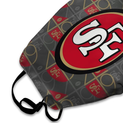 Print Football Personalized Dust Masks Design San Francisco 49ers Mask