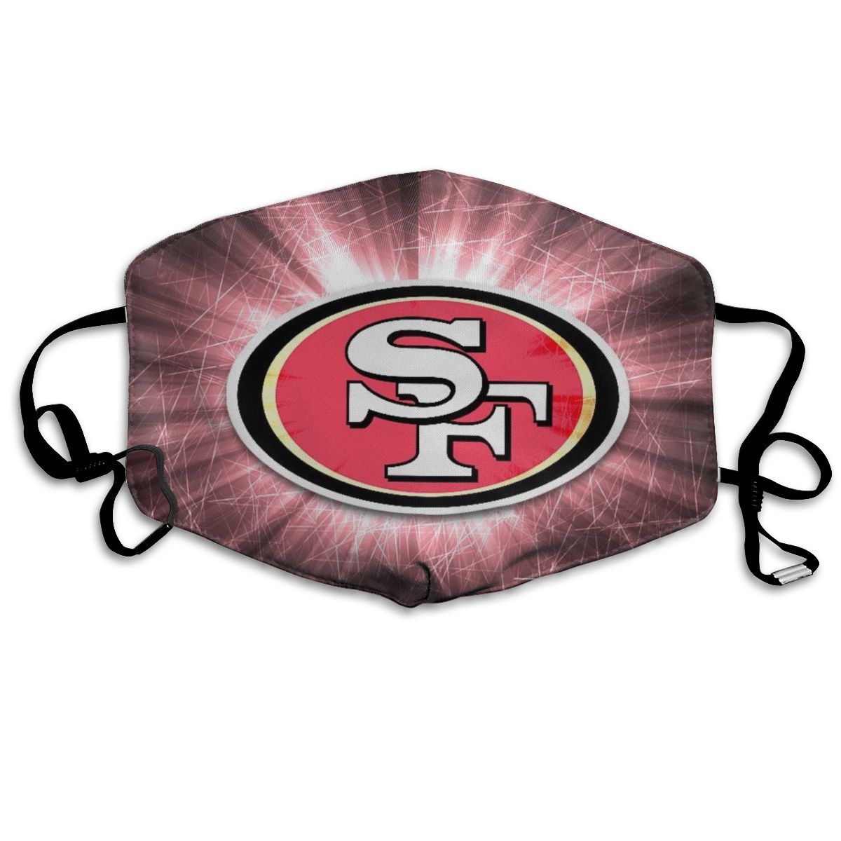 Print Football Personalized Dust Masks Logo Design San Francisco 49ers Mask