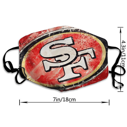 Print Personalized Dust Masks Design San Francisco 49ers Mask