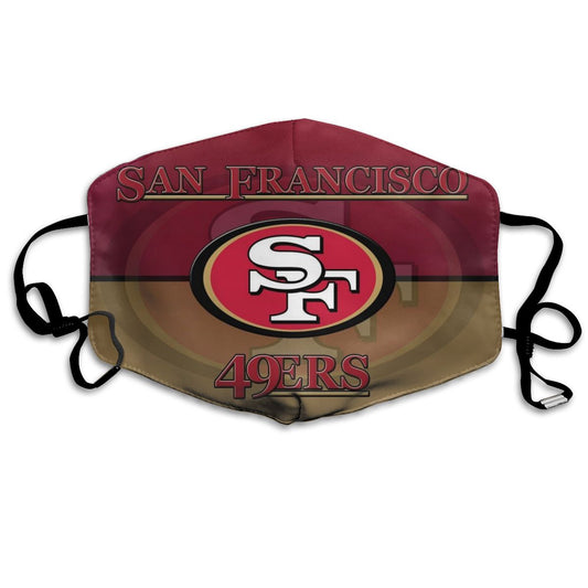 Print Personalized Face Dust Masks Fashion San Francisco 49ers Mask