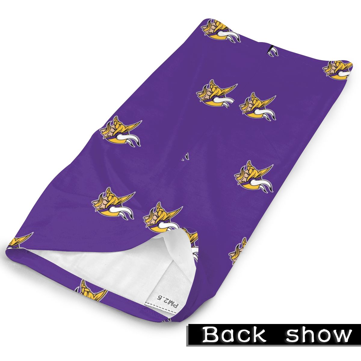 Reusble Mouth Cover Bandanas Minnesota Vikings Variety Head Scarf Face Mask With PM 2.5 Filter