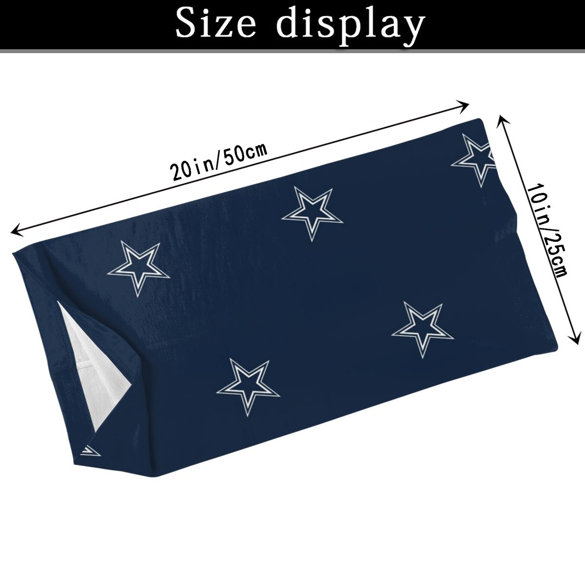 Reusble Mouth Cover Bandanas Dallas Cowboys Variety Head Scarf Face Mask With PM 2.5 Filter