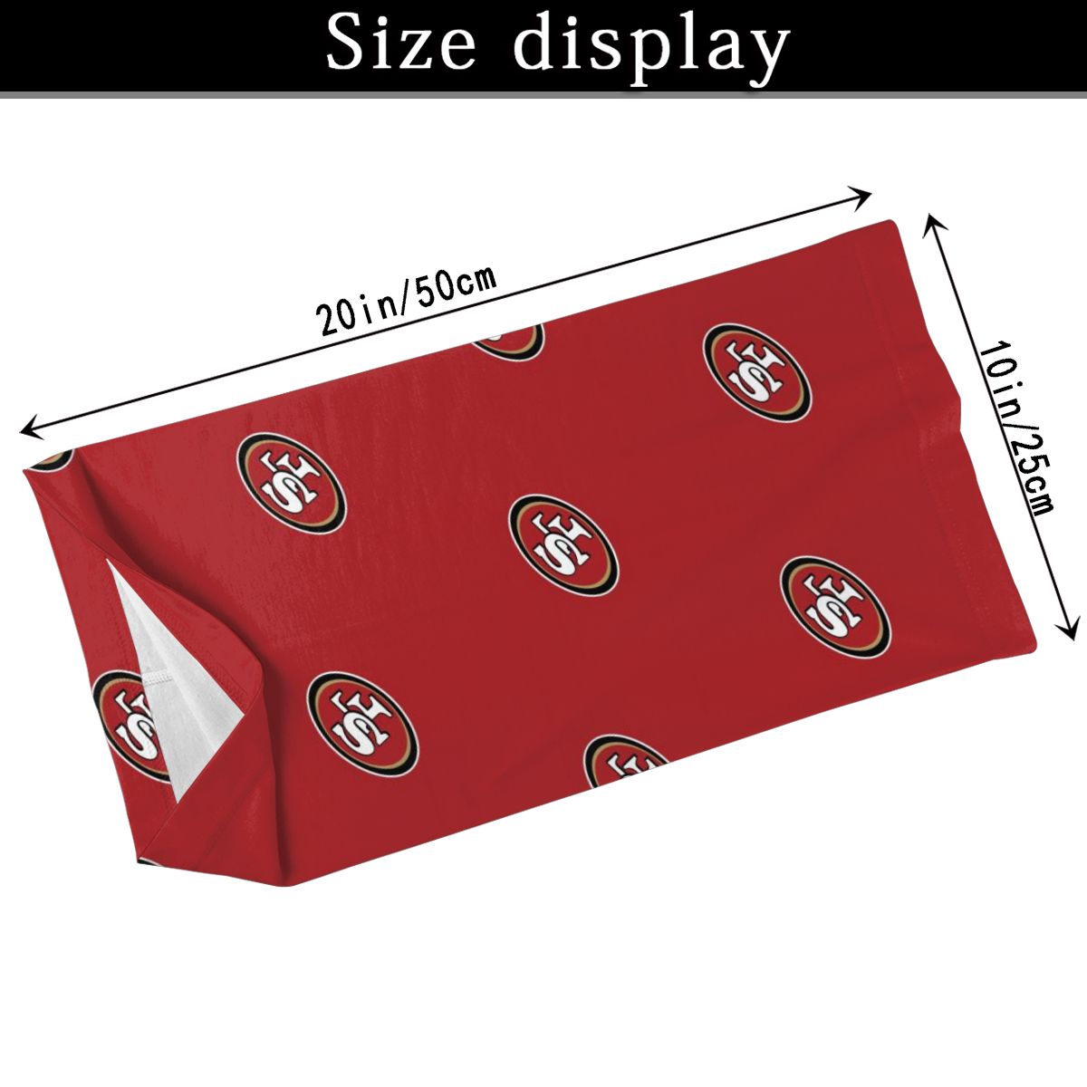 Reusble Mouth Cover Bandanas San Francisco 49ers Variety Head Scarf Face Mask With PM 2.5 Filter