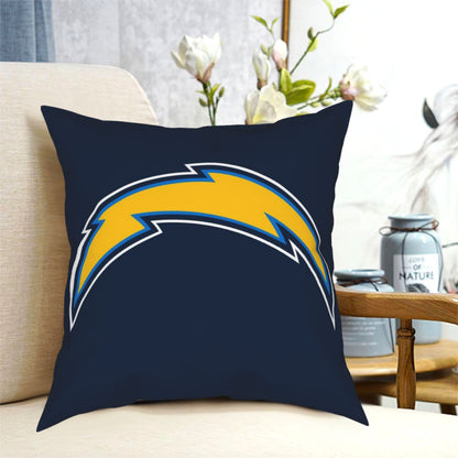 Custom Decorative Football Pillow Case Los Angeles Chargers Navy Pillowcase Personalized Throw Pillow Covers